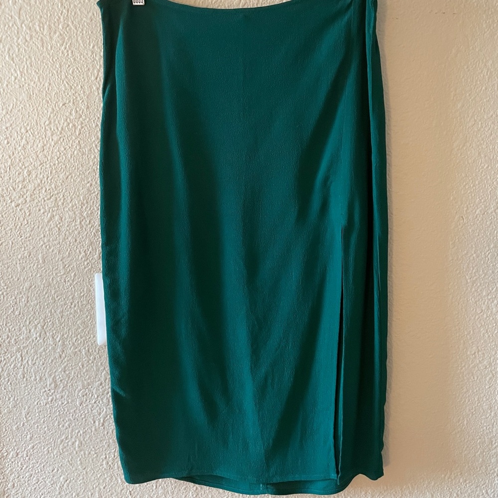Reformation Skirt with a Slit